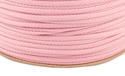 Kordel uni - rosa  Ø4mm Polyester